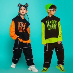 キッズ ダンス衣装 ヒップホップ HIPHOP 子供 トップス シャツ スカート チェック柄 キラキラ チア チアダンス ジャズダンス 体操服 練習