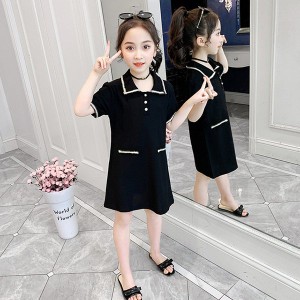 子供服 ワンピース 160 韓国子ども服 キッズ 女の子 夏服 半袖ワンピース ロングTシャツ 子供ドレス 結婚式 誕生日 ベビー服 ジュニア お