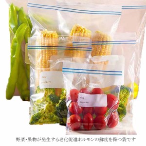 送料無料 65枚セット 保存袋 野菜保存 ポリ袋 ビニール袋 野菜用保存袋 鮮度保持袋 食品保存袋 野菜用 果物用 青果用 果実用 保存バッグ 