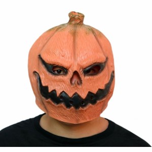 被り物 フルヘッドマスク ハロウィン かぼちゃ カボチャ 南瓜 仮面 お面 コスチューム 怖い 恐怖 幽霊 イベント コスプレ 仮装 変装 パー