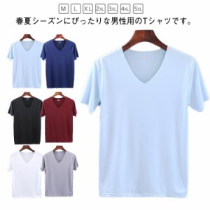 シームレス 半袖 ジム 半袖 メンズ Vネック Tシャツ クール スポーツウェア 接触冷感 ジョギング 吸汗速乾 春夏 ゴルフウェア インナー 