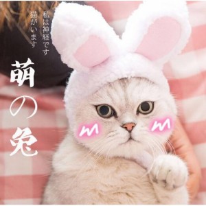 ヤマト便 ペット用品 帽子 仮装 ペット 猫用変身ほっかむり うさぎ コスプレ かぶりもの 猫用 短納期 短納期