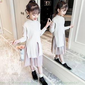 韓国 子供服 ニット ワンピースの通販 Au Pay マーケット