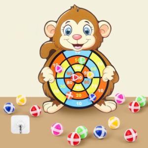 送料無料 ボール ダーツ 野球 壁掛け ダーツボード 運動 室内 子供 おもちゃ 可愛い ターゲットゲーム ナンバーゲーム マジックボール 粘