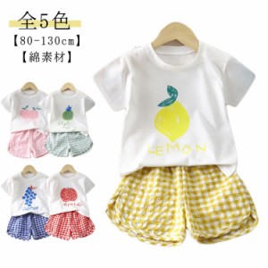 夏 半ズボン 子供服 セットアップ Tシャツ 男の子 キッズ 女の子 半袖 キッズ ショートパンツ 上下セット 綿 コットン おしゃれ 保育園 