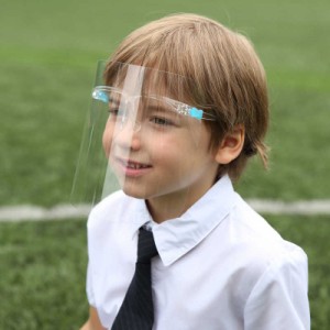 フェイスシールド 眼鏡型 ウイルス対策 両面防曇 軽量 フェイスガード フェイスカバー 接客業 医療用 簡易式 水洗い 透明シールド 便利 