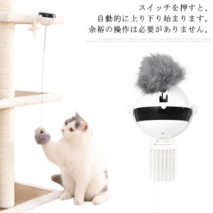 猫おもちゃ 電動 ボール 猫じゃらし 猫遊び 自動 ストレス解消 猫じゃらし 運動不足解消 ぐるぐる ペット 遊び用 猫用知育玩具