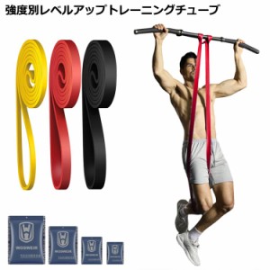 ゴムバンド エクササイズバンド 懸垂補助 強度別1本 レジスタンスバンド トレーニングチューブ 懸垂 トレーニングチューブ ベルト チュー