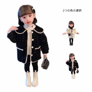 ジャケット キッズ 中綿ジャケット 子供服 パーカー コート 折襟 おしゃれコート 子供服 アウター 中綿 コート 女の子 送料無料 子供コー