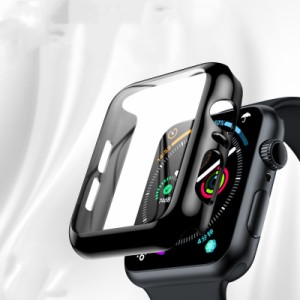 apple watch カバー アップルウォッチ 保護ケース applewatch ケース カバー 透明 シルバー Apple Watch SE/6/5/4/3/2/1 40mm 44mm 38mm 