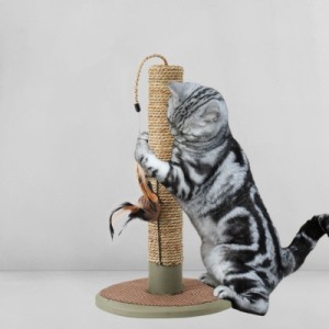 キャットタワー 猫 タワー 爪とぎ おしゃれ 室内 据え置き 人気 運動不足 安定 コンパクト かわいい 麻紐 小型 省スペース スリム 爪研ぎ