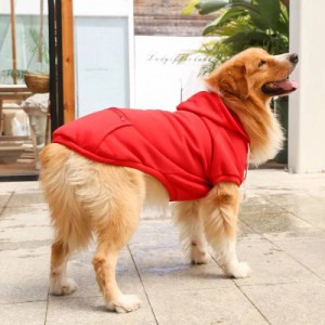 中大型犬用 スウェット パーカー ラージ 中型犬 大型犬 小型犬 犬の服 秋冬 秋服 冬服 イヌ ドッグウェア ペットウェア フード付き 犬 服