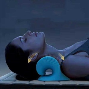 首 マッサージ 重力指圧 頚椎牽引枕 ストレートネック 枕 矯正枕 首 肩こり解消グッズ ネックハンモック 男女兼用 筋肉緊張を緩和する 睡