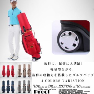 2way トラベルケース キャディバッグ メンズ ゴルフバッグ ゴルフ用品 飛行機の移動も安心