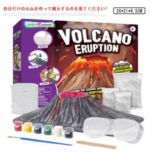 火山噴火モデル 子供用 火山活動 教師用品 自由研究 火山製作実験 科学実験キット 理科教材 実験玩具 学習教材 自主学習 実験セット 夏休