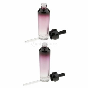 ガラス瓶 空きスポイト分け瓶 香水瓶 高品質 ガラスボトル  詰替用瓶 分け瓶 ガラス製 50ml 30ml 2本セット