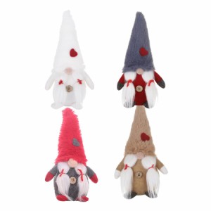 4ピース/個Gnome P Doll Tomte Nordic P Elf Toy Cistmas Table Ornament