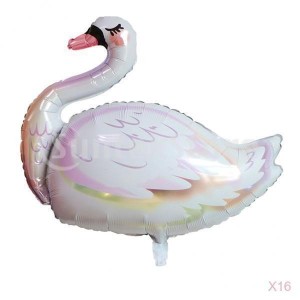 16 PCSの巨大な動物の風船.フロートの巨大な動物の風船.子供たちはとても好きです.動物はとても素敵です-White Swan