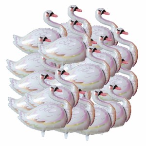 動物風船 白鳥 バルーン アルミ風船 写真プロップ 記念日 クリスマス  インテリア飾り 約50個