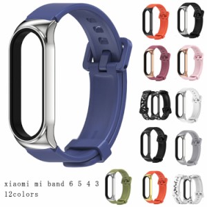 xiaomi mi band 6/5/4/3 MiBand6 5 4 3 シリコン 交換バンド 送料無料 スマートウォッチ バンド メタル TPU スマートバンド 高品質 交換