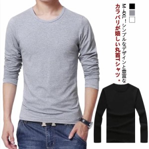 細身 ヒートテック スリム カットソー 長袖 丸首 tシャツ インナー 送料無料 肌着 アンダーシャツ メンズ 2枚セット インナーシャツ イン