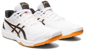 ASICS バレーボールシューズ ホワイト/ブラック/ゴールド ASICS アシックス V-SWIFT FF 3 EXTRAWIDE ブイスウィフト