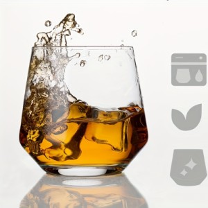 8個セット、ウイスキーグラス、ビンテージクリスタルウイスキーグラス、スタイリッシュなグラス製品、スコッチバーボン、ウイスキー、カ