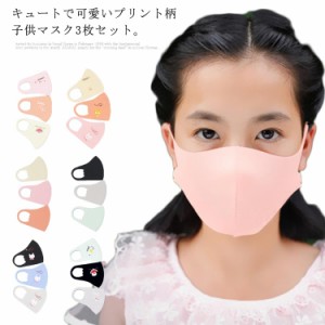 子供マスク 3枚セット 夏用 マスク 立体マスク キッズマスク 子供 子ども 洗える 男の子 女の子 花粉対策 ウィルス 風邪 予防 通園 通学 