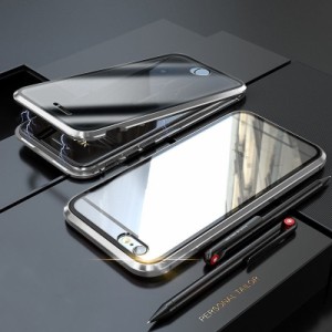 透明 iphoneケース iphone11 ガラス iphone11 pro ケース マグネット吸着 覗き見防止 iphone11 pro max クリアケース ガラス iphone8/7ケ