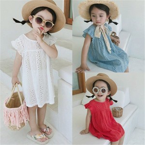 子供服 ワンピース キッズ 女の子 夏服 半袖ワンピース フレア 韓国子ども服 ベビー服 子供ドレス 結婚式 誕生日 七五三 赤ちゃん お姫様