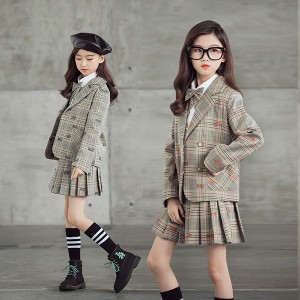 子供スーツ フォーマル 女の子 子供服 セットアップ おしゃれ 春秋 2点セット アウター スカート スーツ 入学式 卒業式 入園式 発表会 七