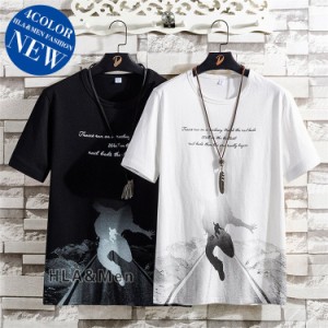 Tシャツ メンズ 半袖 夏 サマー ティーシャツ カットソー おもしろTシャツ トップス おしゃれ