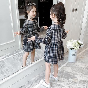 子供服 ワンピース 160 シャツワンピース キッズ 女の子 春服 長袖 韓国子供服 子供ドレス dress 子ども服 ベビー服 お姫様 おしゃれ 可