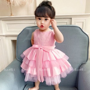 ドレス ワンピース キッズ ベビー 子供 フォーマル 女の子 子供服 70-90cm