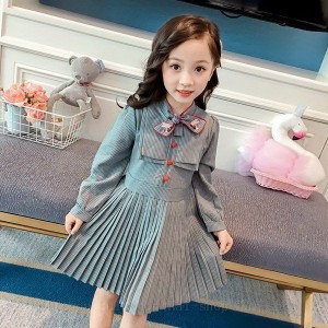 ワンピース 長袖 子供服 春秋 キッズワンピース 膝丈ワンピース チュニック 子供ドレス ジュニア ベビー服 おしゃれ 可愛い 誕生日 新品 