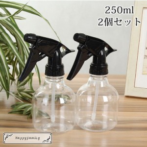 スプレーボトル アルコール対応 250ｍl 2個セット詰替え容器 小分けボトル ノズル2タイプ 消毒液ボトル スプレー容器 ミスト コスメ用 家