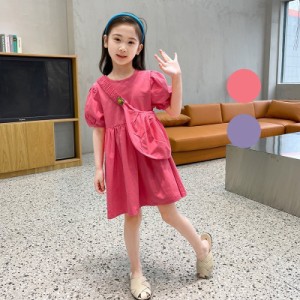 子供服 ワンピース 女の子 夏 韓国 綿 ワンピース キッズ 子ども服 ジュニア ドレス 女児 可愛い おしゃれ お姫様 七五三 誕生日 新品