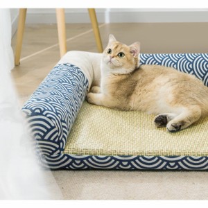 ペットベッド クールマット夏用 猫 犬 ペット用品 ネコ ベッド 　室内 ペットハウス 接触冷感 暑さ対策 洗える 通気 猫ベッド 犬用ベッド