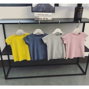 Tシャツ シャツ 子供 女児 女の子 トップス 韓国子供服 半袖 キッズ プチプラ リーズナブル フリル 子ども服 おしゃれ  可愛い