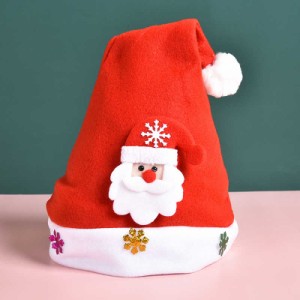 キュートなサンタ帽子 ハット サンタ 帽子 キッズ用 送料無料 大人用 クリスマス コスプレ サンタクロース コスチューム 20種選べる