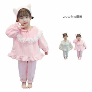 あったかパジャマ キッズ 秋冬 ルームパジャマ ルームウェア 上下セット 女の子 ベビー服 キッズパジャマ 子供パジャマ 長袖 寝間着  ナ