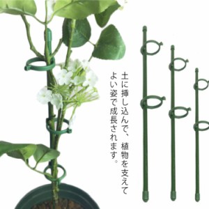 植物園芸用品 盆栽用 支柱パーツ 植物支柱 園芸 支柱 観葉支柱 支柱 鉢植え 誘引作業 スライド支柱ぐんぐんリング 5枚固定ボタン付き 園