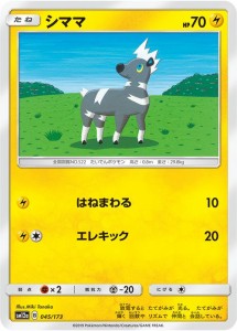 ポケモンカードゲーム SM12a ハイクラスパック GX タッグオールスターズ シママ   ポケカ 雷 たねポケモン 