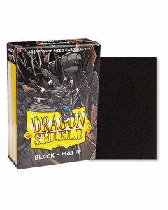  ドラゴンシールド マット ジャパニーズサイズ ブラック 60枚入り Dragon Shield Matte Sleeves Japanese Black