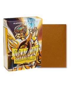  ドラゴンシールド マット ジャパニーズサイズ ゴールド 60枚入り Dragon Shield Matte Sleeves Japanese Gold