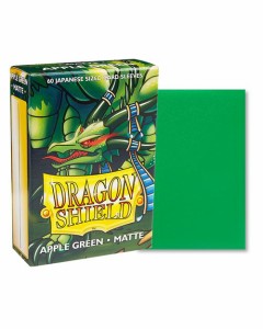  ドラゴンシールド マット ジャパニーズサイズ アップルグリーン 60枚入り Dragon Shield Matte Sleeves Japanese Apple Green