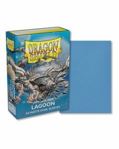  ドラゴンシールド デュアルマット ジャパニーズサイズ ラグーン 60枚入り Dragon Shield Dual Matte Sleeves Japanese Lagoon