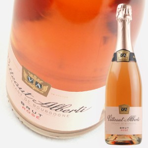 ヴィトー　アルベルティ / 　クレマン　ド　ブルゴーニュ　ロゼ　[NV]　750ml・ロゼ泡　L. Vitteaut-Alberti /  Cremant de Bourgogne Ro