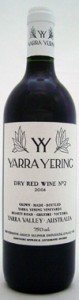 ヤラ　イエリング / 　ドライ　レッド　No.2　[2018]　750ml・赤　Yarra Yering /  Dry Red No.2
