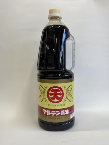マルテン醤油 / うすくち醤油　本印　1.8L　ペット　うすくち　しょうゆ　業務用